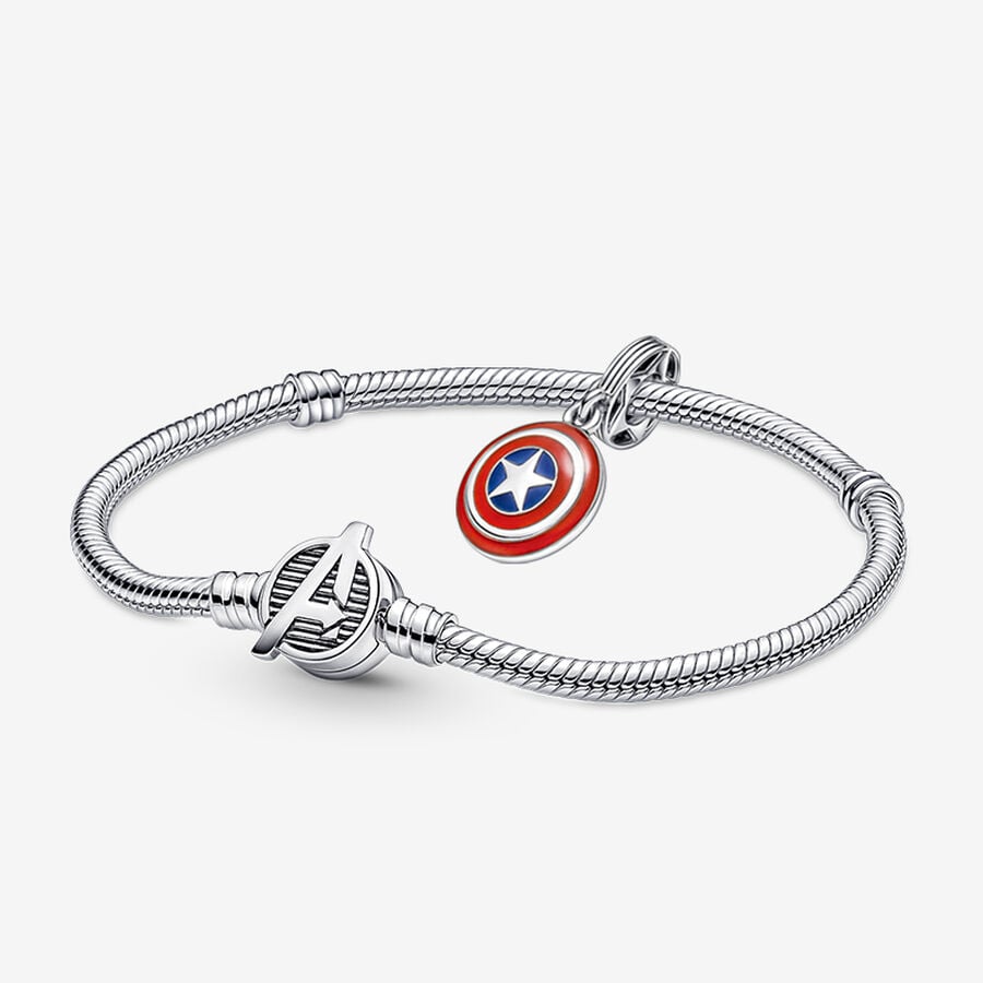 Conjunto de Regalo Pulsera Escudo Capitán América Los Vengadores de Marvel image number 0